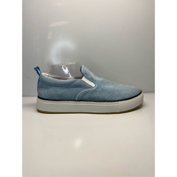 Marc Fisher Cassee Slip  On Denim Women Sneaker Size 10M (C6) - Picture 2 of 11